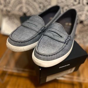 Cole Haan Nantucket blue chambray, loafers